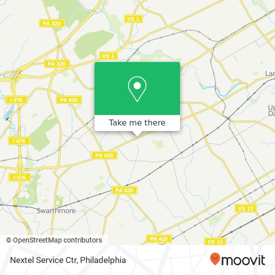 Nextel Service Ctr map