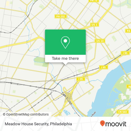 Mapa de Meadow House Security