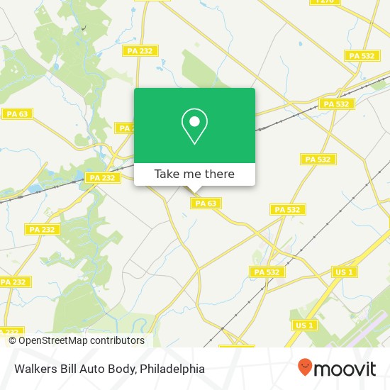 Walkers Bill Auto Body map