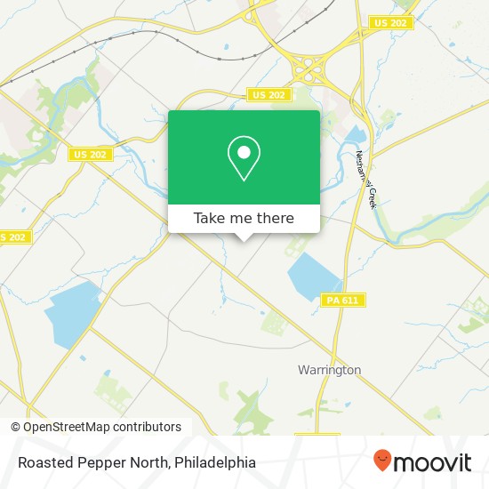 Mapa de Roasted Pepper North