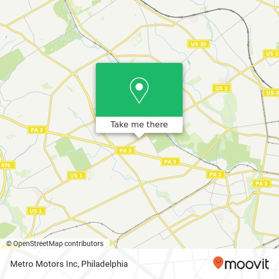 Mapa de Metro Motors Inc