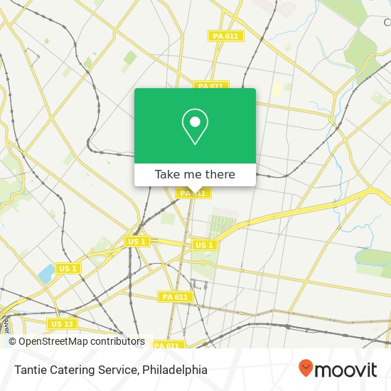 Mapa de Tantie Catering Service