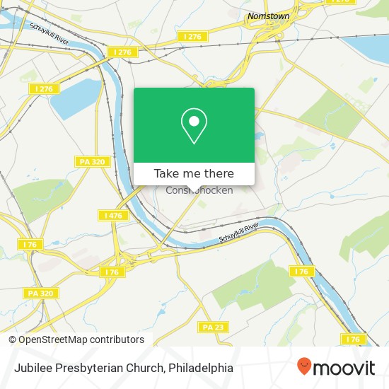 Mapa de Jubilee Presbyterian Church