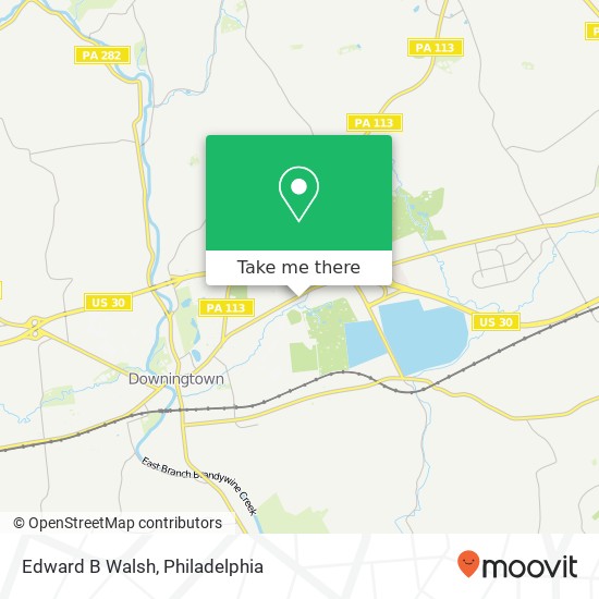 Edward B Walsh map