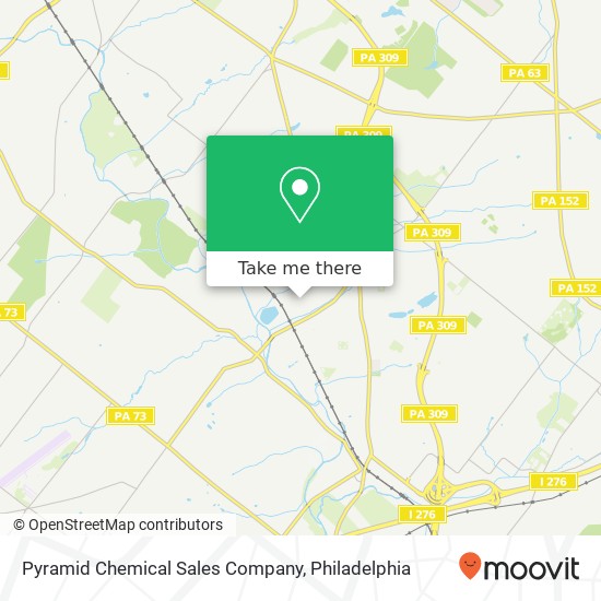 Pyramid Chemical Sales Company map