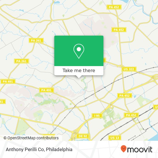 Anthony Perilli Co map