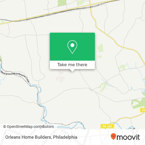 Orleans Home Builders map