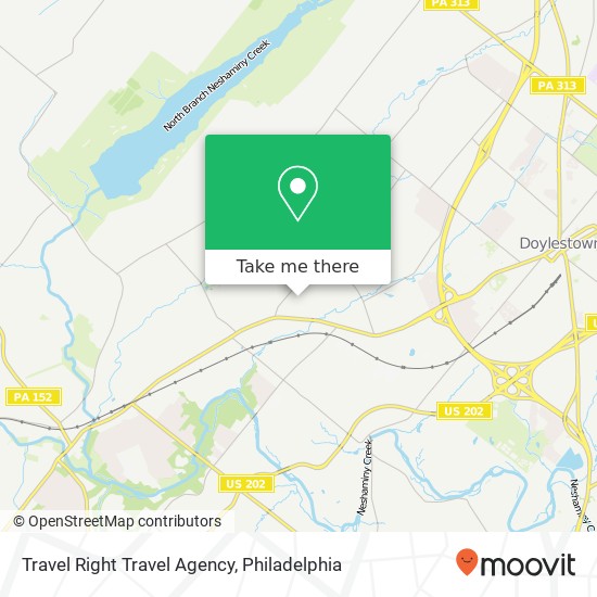 Mapa de Travel Right Travel Agency