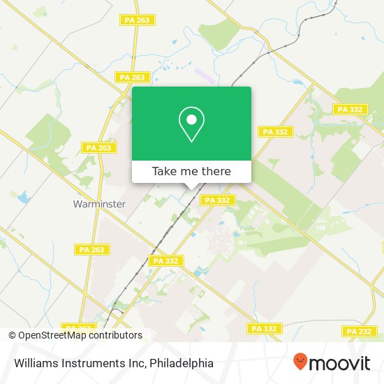 Williams Instruments Inc map