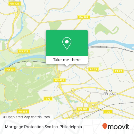 Mortgage Protection Svc Inc map