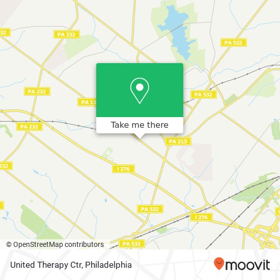 United Therapy Ctr map