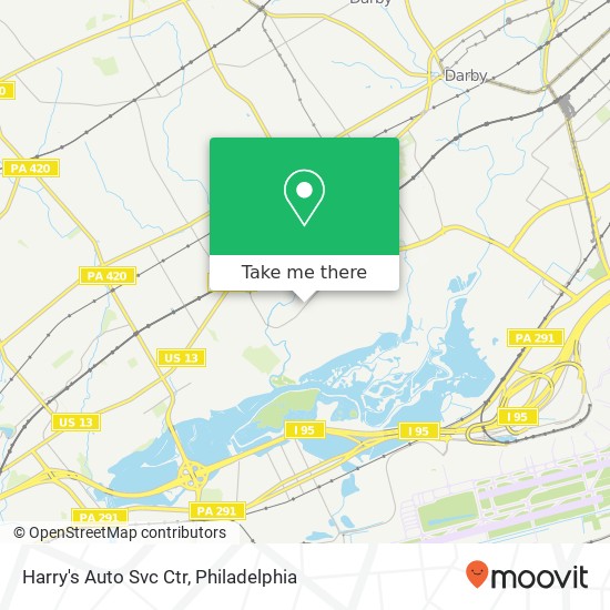 Harry's Auto Svc Ctr map