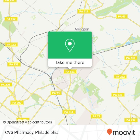 CVS Pharmacy map