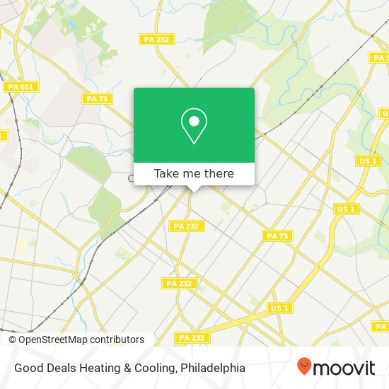 Good Deals Heating & Cooling map