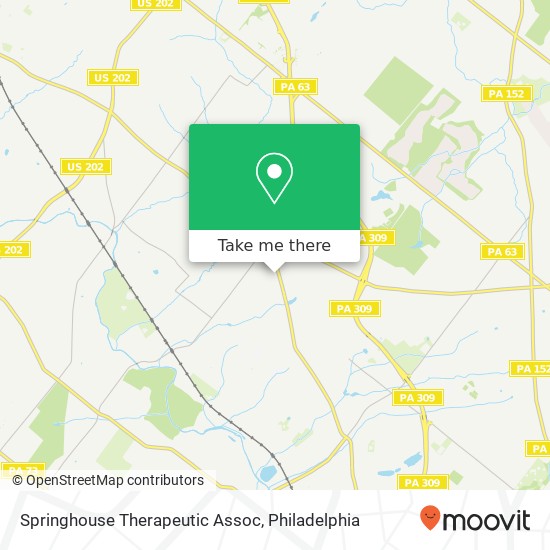 Mapa de Springhouse Therapeutic Assoc