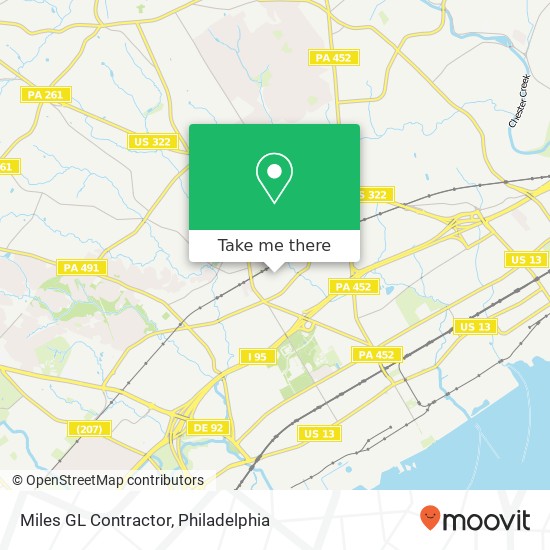 Miles GL Contractor map