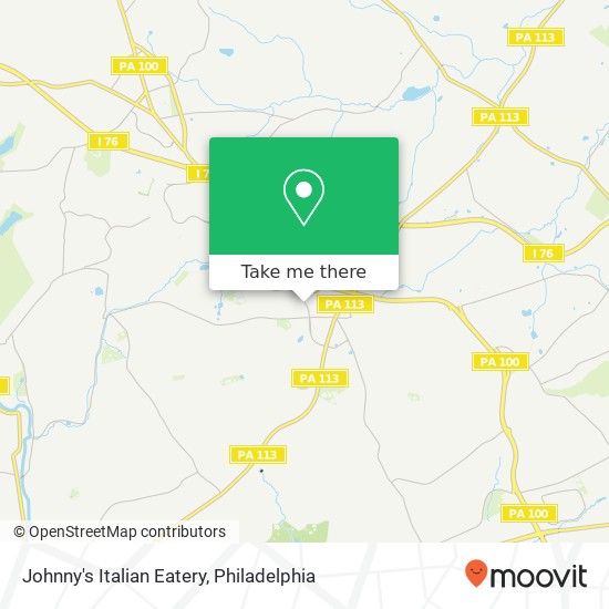 Mapa de Johnny's Italian Eatery