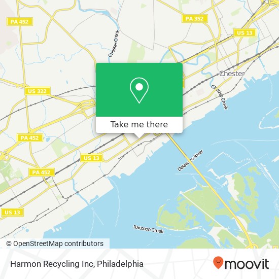 Mapa de Harmon Recycling Inc