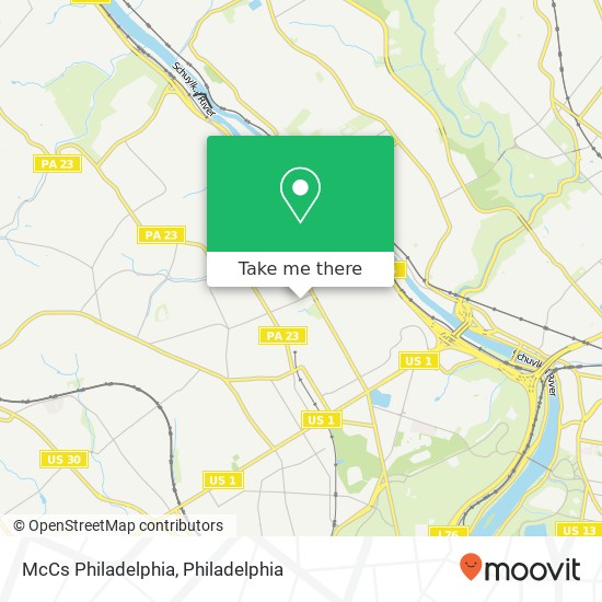 McCs Philadelphia map