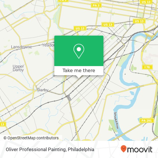 Oliver Professional Painting map