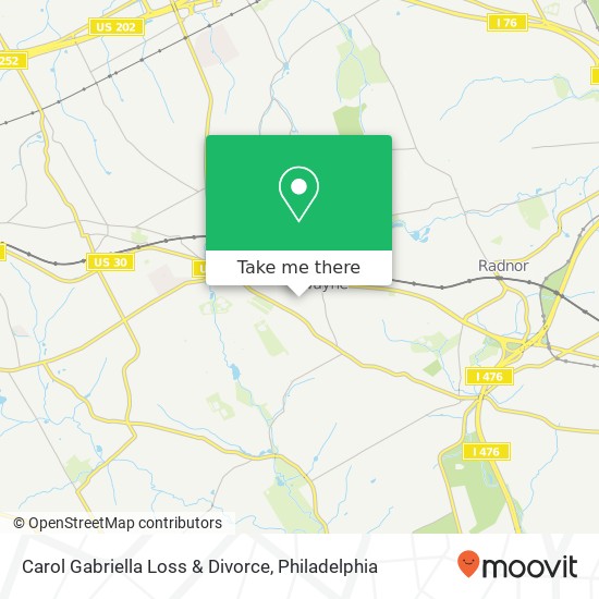 Carol Gabriella Loss & Divorce map