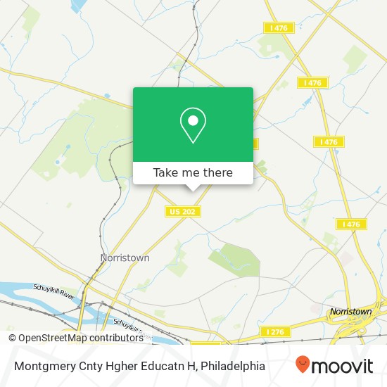 Montgmery Cnty Hgher Educatn H map