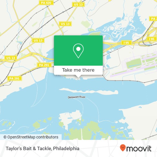 Mapa de Taylor's Bait & Tackle