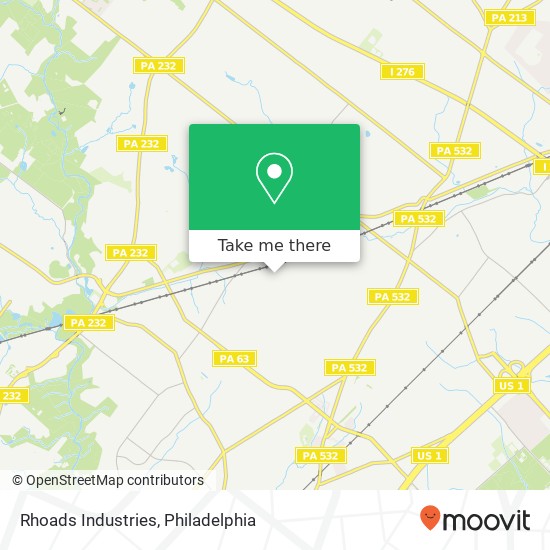 Rhoads Industries map
