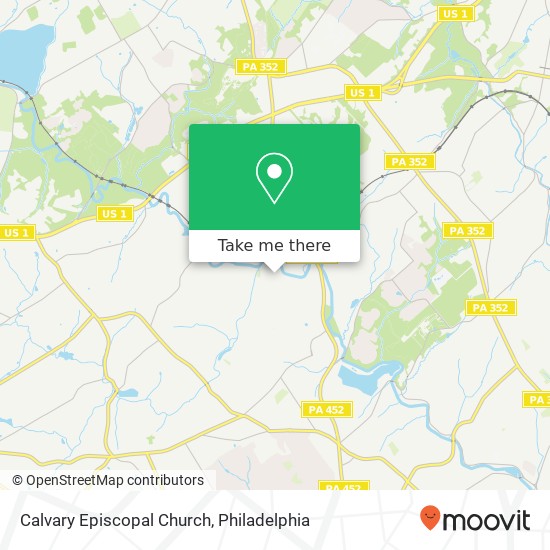 Calvary Episcopal Church map