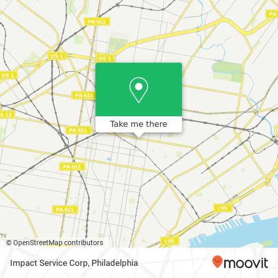 Impact Service Corp map