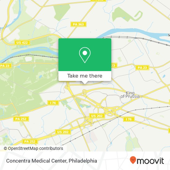 Concentra Medical Center map