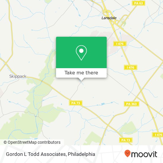 Gordon L Todd Associates map