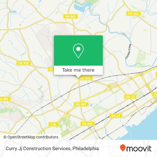 Curry Jj Construction Services map