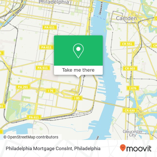 Philadelphia Mortgage Conslnt map