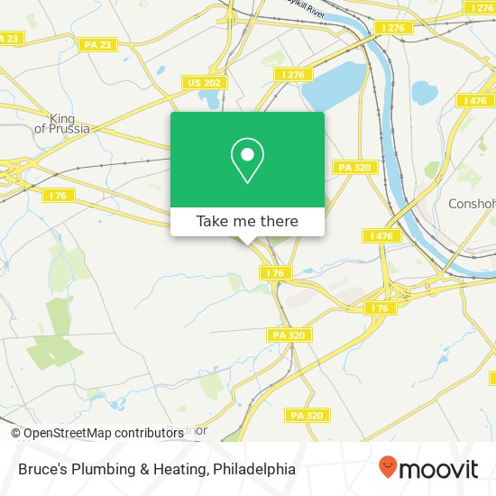 Mapa de Bruce's Plumbing & Heating