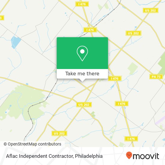 Aflac Independent Contractor map