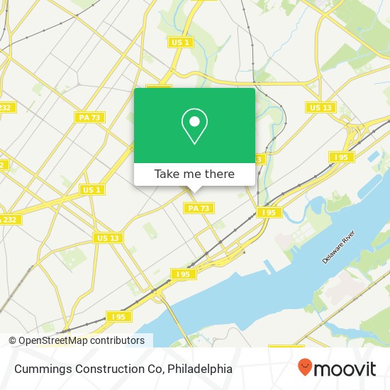 Mapa de Cummings Construction Co