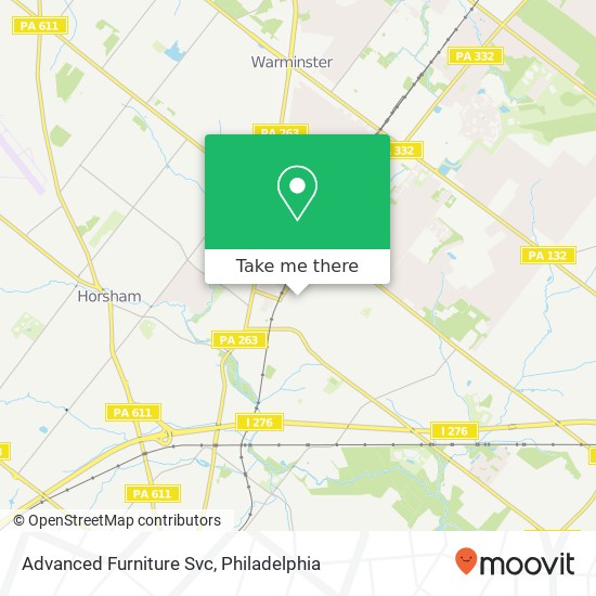 Advanced Furniture Svc map