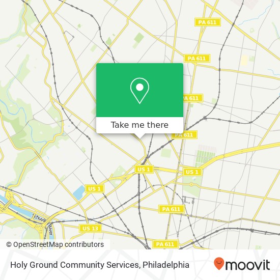 Holy Ground Community Services map