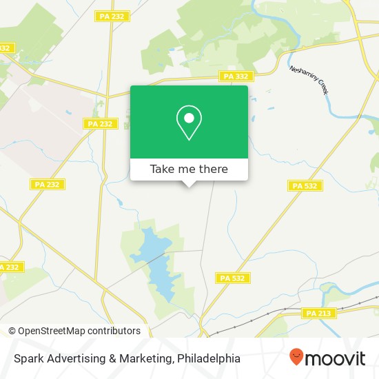 Mapa de Spark Advertising & Marketing