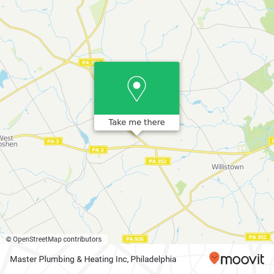 Mapa de Master Plumbing & Heating Inc