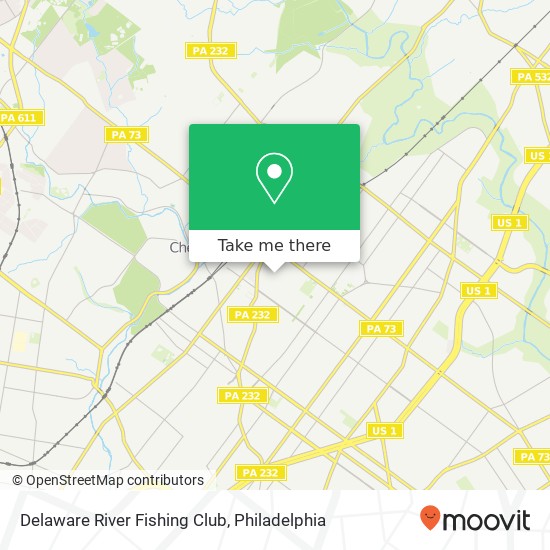 Delaware River Fishing Club map