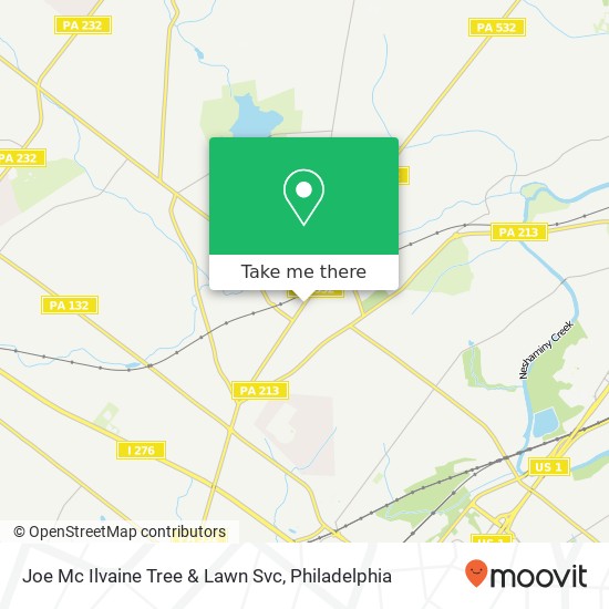 Mapa de Joe Mc Ilvaine Tree & Lawn Svc
