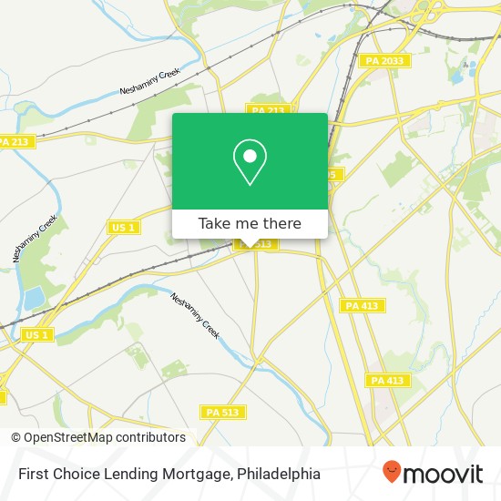 Mapa de First Choice Lending Mortgage