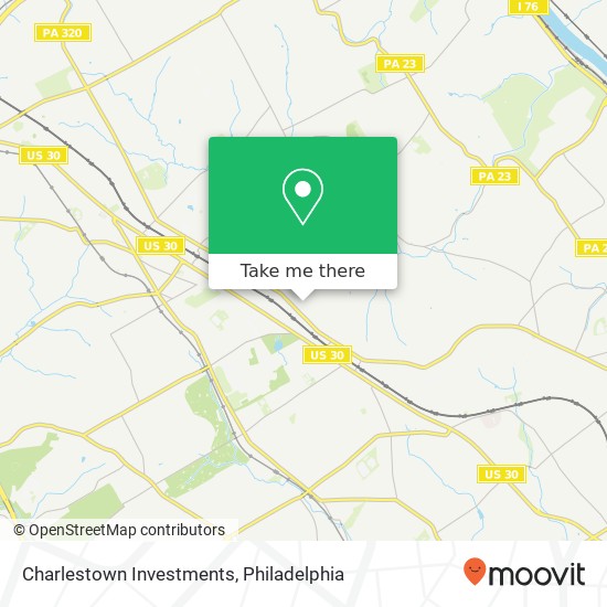 Mapa de Charlestown Investments