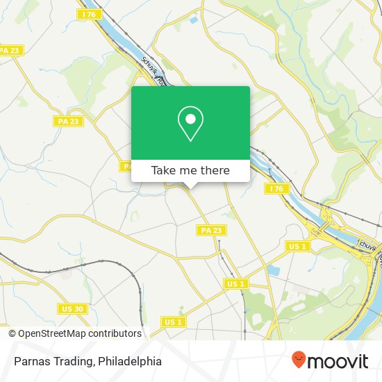 Parnas Trading map