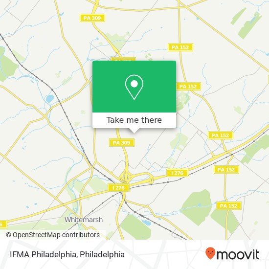 IFMA Philadelphia map