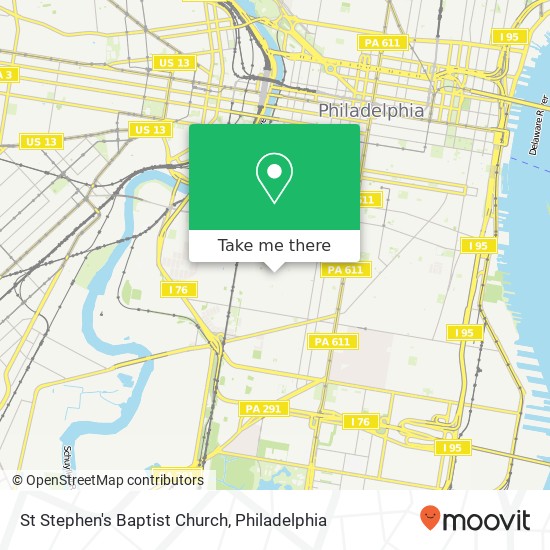 St Stephen's Baptist Church map