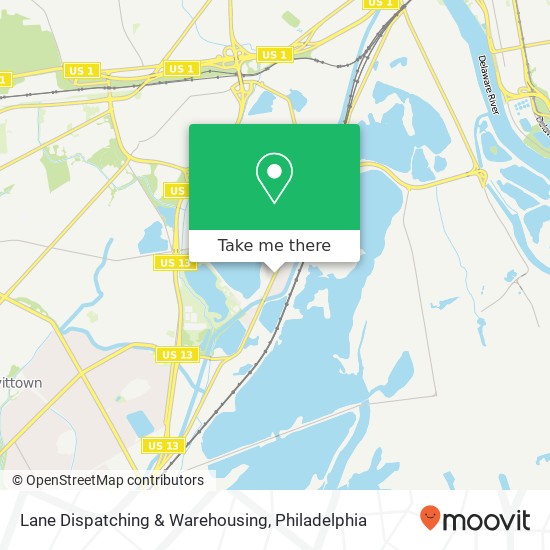 Lane Dispatching & Warehousing map