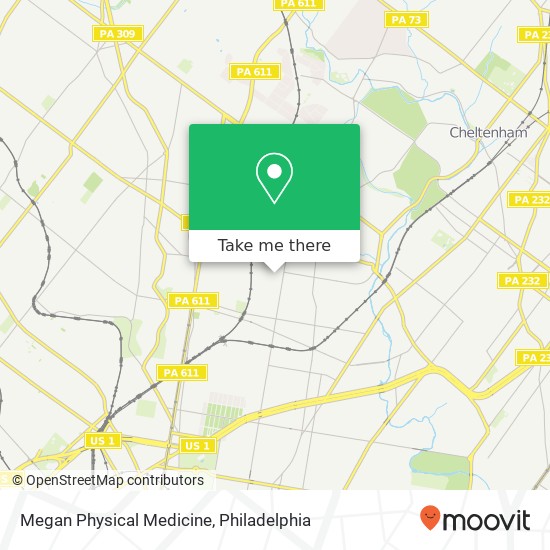 Megan Physical Medicine map